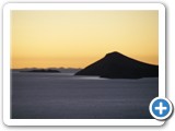 Coucher de soleil sur le Titicaca