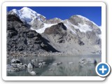 Illampu et laguna glacial
